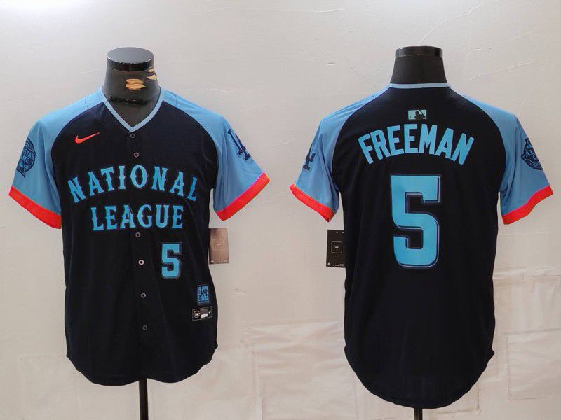 Men Los Angeles Dodgers #5 Freeman Blue All star 2024 Nike MLB Jersey style 81553->los angeles dodgers->MLB Jersey
